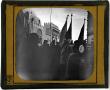 Photograph: Glass Slide of Parade by Unidentified Mosque
