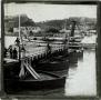 Photograph: Glass Slide of Steam Ship and Wharf on the Rhine River (Koblenz, Germ…