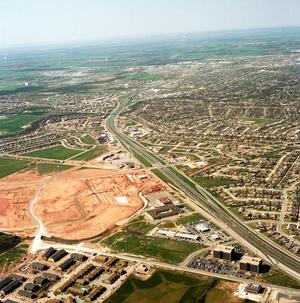 Primary view of object titled 'Aerial Photograph of Abilene, Texas (South 27th & US 83/84)'.