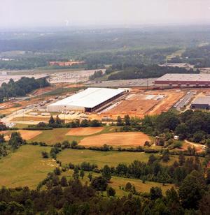 Aerial Photograph of the ACCO Feeds Plant (Atlanta, Georgia)