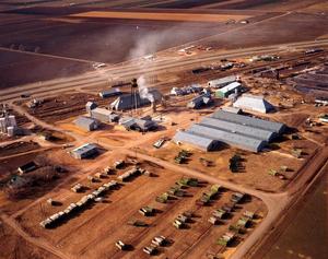 Primary view of object titled 'Aerial Photograph of the ACCO Feeds Plant (Aiken, Texas)'.