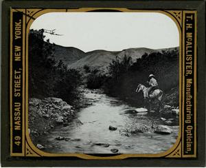 Glass Slide of the Brook Cherith (Israel)