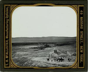 Glass Slide of the Mountains of Moab.