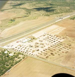 Aerial Photograph of the E.G. Joint Venture Pipe Yard (Merkel, Texas)
