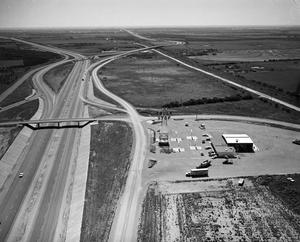 Aerial Photograph of the W. P. Wright Truck Terminal (Tye, Texas)