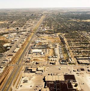 Aerial Photograph of Abilene, Texas (South 1st St. & Pioneer Dr.)