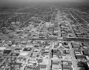 Aerial Photograph of Downtown Abilene, Texas