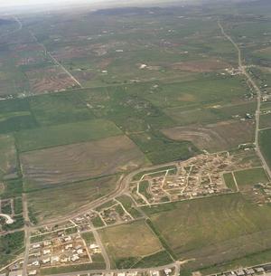 Primary view of object titled 'Aerial Photograph of Abilene, TX Development (FM 89 & Buttonwillow)'.