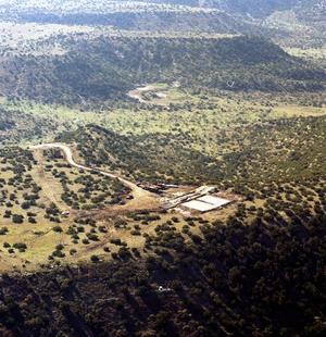 Aerial Photograph of Melon Creek Development Oilfield (Texas)
