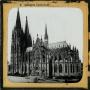Photograph: Glass Slide of the Cologne Cathedral (Germany)