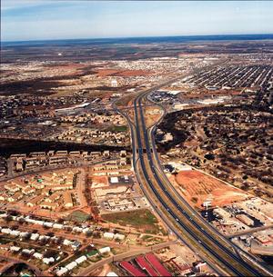 Aerial Photograph of Abilene, Texas (US 83/84 & Elm Creek)