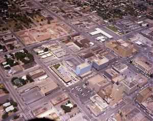 Primary view of object titled 'Aerial Photograph of Abilene, Texas (North 4th & Cypress Street)'.