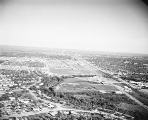 Aerial Photograph of Downtown Abilene, Texas (N. 1st St. & N. Leggett Dr.)