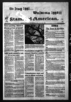 Stamford American (Stamford, Tex.), Vol. 70, No. 40, Ed. 1 Thursday, January 2, 1992