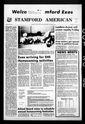 Stamford American (Stamford, Tex.), Vol. 67, No. 30, Ed. 1 Thursday, October 20, 1988