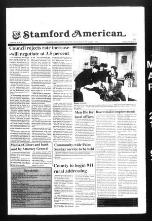 Stamford American (Stamford, Tex.), Vol. 69, No. 51, Ed. 1 Thursday, March 21, 1991