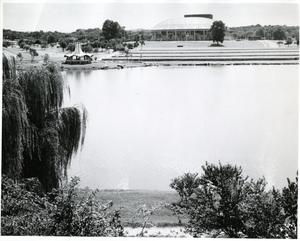 [View of Municipal Auditorium from across the Lake]