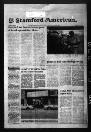 Stamford American (Stamford, Tex.), Vol. 71, No. 24, Ed. 1 Thursday, September 10, 1992