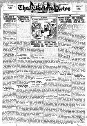 The Electra News (Electra, Tex.), Vol. 16, No. 9, Ed. 1 Thursday, November 9, 1922