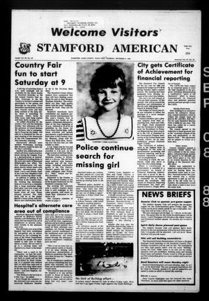 Stamford American (Stamford, Tex.), Vol. 67, No. 24, Ed. 1 Thursday, September 8, 1988