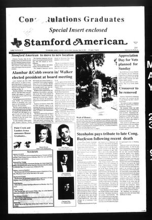 Stamford American (Stamford, Tex.), Vol. 70, No. 8, Ed. 1 Thursday, May 23, 1991