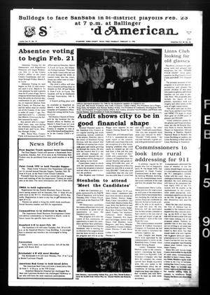 Stamford American (Stamford, Tex.), Vol. 68, No. 46, Ed. 1 Thursday, February 15, 1990