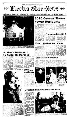 Electra Star-News (Electra, Tex.), Vol. 104, No. 27, Ed. 1 Thursday, February 24, 2011