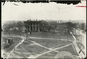 Primary view of object titled '[Aerial View of Governor's Mansion]'.