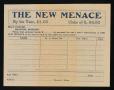 Thumbnail image of item number 2 in: '[Letter from The New Menace]'.