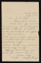 Primary view of [Letter from Jessie Wise to C. C. Cox, August 4, 1919]