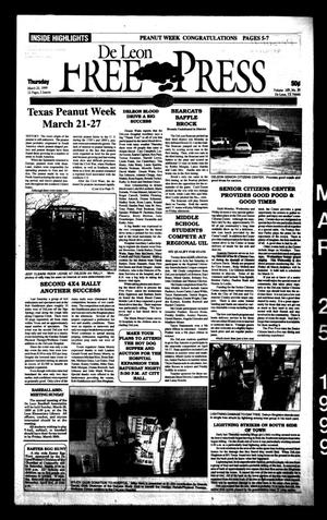 De Leon Free Press (De Leon, Tex.), Vol. 109, No. 39, Ed. 1 Thursday, March 25, 1999
