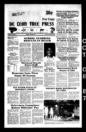De Leon Free Press (De Leon, Tex.), Vol. 101, No. 19, Ed. 1 Thursday, October 8, 1987