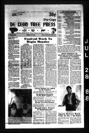 De Leon Free Press (De Leon, Tex.), Vol. 101, No. 9, Ed. 1 Thursday, July 28, 1988