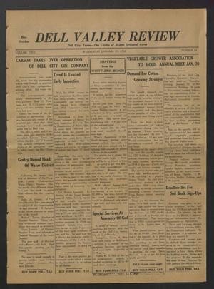 Dell Valley Review (Dell City, Tex.), Vol. 2, No. 24, Ed. 1 Wednesday, January 29, 1958