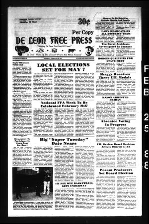 De Leon Free Press (De Leon, Tex.), Vol. 101, No. 39, Ed. 1 Thursday, February 25, 1988