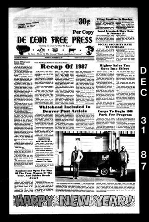 De Leon Free Press (De Leon, Tex.), Vol. 101, No. 31, Ed. 1 Thursday, December 31, 1987