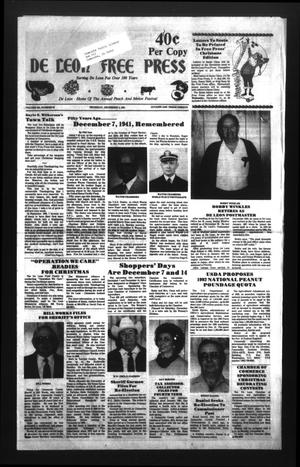 De Leon Free Press (De Leon, Tex.), Vol. 102, No. 23, Ed. 1 Thursday, December 5, 1991