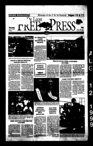 De Leon Free Press (De Leon, Tex.), Vol. 110, No. 7, Ed. 1 Thursday, August 12, 1999