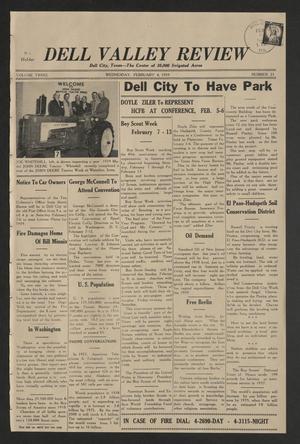 Dell Valley Review (Dell City, Tex.), Vol. 3, No. 25, Ed. 1 Wednesday, February 4, 1959