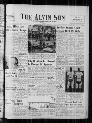 Primary view of object titled 'The Alvin Sun (Alvin, Tex.), Vol. 72, No. 75, Ed. 1 Thursday, April 19, 1962'.