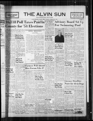 The Alvin Sun (Alvin, Tex.), Vol. 64, No. 30, Ed. 1 Thursday, February 25, 1954