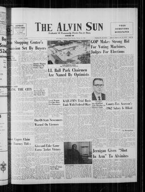 The Alvin Sun (Alvin, Tex.), Vol. 72, No. 57, Ed. 1 Thursday, February 15, 1962
