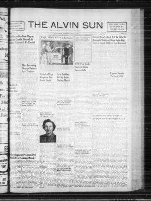 Primary view of object titled 'The Alvin Sun (Alvin, Tex.), Vol. 63, No. 36, Ed. 1 Thursday, April 9, 1953'.