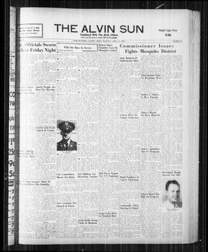 Primary view of object titled 'The Alvin Sun (Alvin, Tex.), Vol. 65, No. 36, Ed. 1 Thursday, April 21, 1955'.