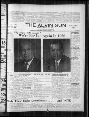 The Alvin Sun (Alvin, Tex.), Vol. 67, No. 11, Ed. 1 Thursday, November 1, 1956