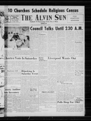 The Alvin Sun (Alvin, Tex.), Vol. 73, No. 30, Ed. 1 Thursday, February 21, 1963