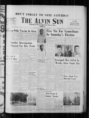 The Alvin Sun (Alvin, Tex.), Vol. 72, No. 100, Ed. 1 Thursday, July 26, 1962