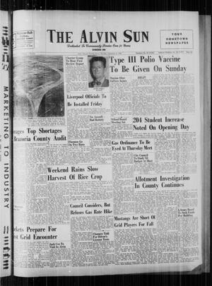 The Alvin Sun (Alvin, Tex.), Vol. 73, No. 6, Ed. 1 Thursday, September 6, 1962