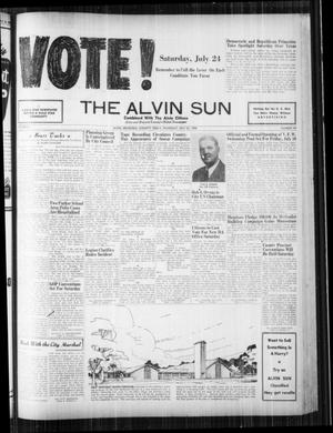 The Alvin Sun (Alvin, Tex.), Vol. 64, No. 49, Ed. 1 Thursday, July 22, 1954