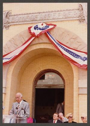 [Speech By W. W. Clements at Dr. Pepper Museum Ceremony]